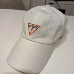 GUESS ゲス　キャップ　帽子　レディース　ホワイト　白　フリーサイズのサムネイル