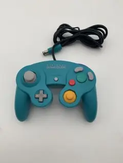 美品 Nintendo ゲームキューブ コントローラー エメラルド グリーン