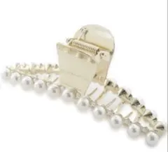 SNIDEL HOME 誕生石カラー ヘアバンス 6月 パール ヘアクリップ