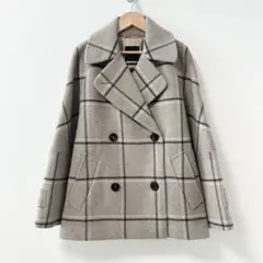 美品✨MAXMARA　ダブルフェイス　Pコート　CUTITOAMANO チェックのサムネイル