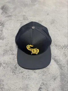 CHROME HEARTS ベースボールキャップ ブラック ゴールド - メルカリ