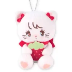 mikko illustrations いちごマスコットぬいぐるみ ムース！