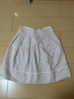 WILLSELECTION ミニスカート フレア ピンクベージュのサムネイル