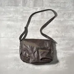 【00s_Archive】Leather Gimmick ShoulderBag