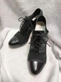 repetto レペット 黒 ブラック レースアップシューズ