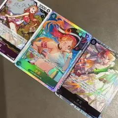 ナミ ワンピースカードゲーム　3枚（ R・SR・SR）セットのサムネイル