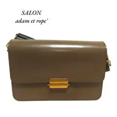 サロンアダムエロペ　２WAYレザーフラップミニショルダーバッグ