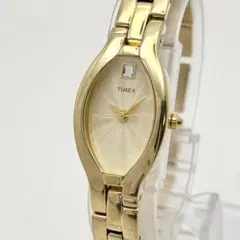 【稼働】TIMEX クォーツ ゴールド レディース腕時計のサムネイル