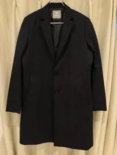 ナノユニバース　チェスターコート黒