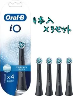 オーラルB iO 替えブラシ ブラック 4本 ×3 iORBCB-4EL iO
