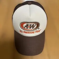 A&W All American Food メッシュキャップ ブラウン - メルカリ