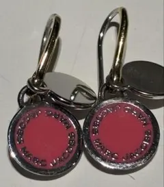 USED/MARC JACOBS ラウンドピアス(金属)ゴールドピンク系