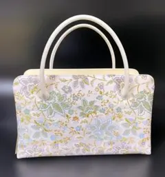 新品未使用品 京都 西陣織 正絹帯地使用 利休バッグお茶席 25123