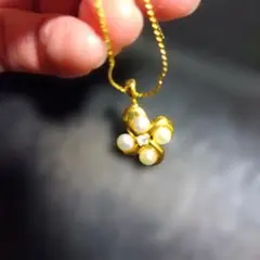 淡水真珠使用　レディースネックレス