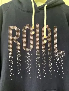 ROIAL パーカー ネイビー スタッズロゴのサムネイル