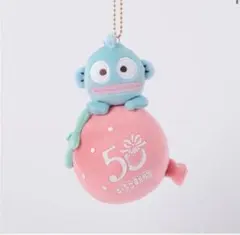 サンリオ　ハンギョドン　いちごバルーン むにゅぐるみマスコット　いちご新聞