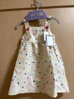 新品しまむらLittc LINK@ワンピース　80センチ