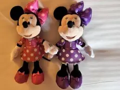 ディズニー ミニー ぬいぐるみチャーム 2種セット