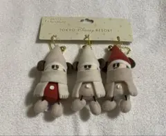 ディズニー クリスマス リルリンリン ぬいぐるみチャーム 2024 白