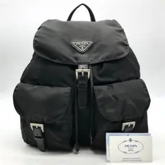 ✨ギャランティ付✨プラダ リュック バックパック 三角ロゴ ナイロン ブラック