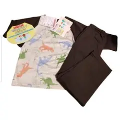 120cm　前後２way　恐竜柄　パジャマ　新品　前でも後ろでも着用可能