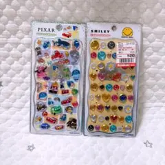 【正規品】プチドロップステッカー ピクサー スマイリー 2点 まとめ売り