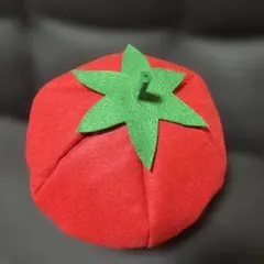 ハーフバースデー　赤トマトトマトベレー帽