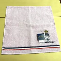 新品未使用　ポロ　ラルフローレン　ポロベア　タオルハンカチ