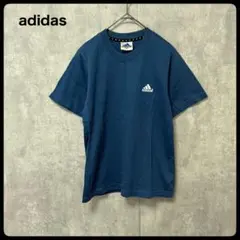 # 90's adidas アディダス　ダークブルー Tシャツ