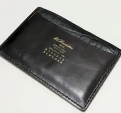 激レア　バーニーズニューヨーク　KTルイストン特注コードバン革 カード＆パス