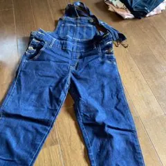 ダークブルー サロペット 股下70cm