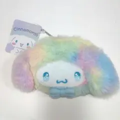 ミニフェイスポーチ　レインボー　シナモロール　サンリオ　シナモン