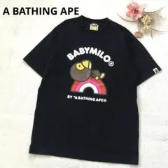 レア❗️アベイシングエイプ マリオ×ベビーマイロ プリント Tシャツ 白 M レア❗️アベイシングエイプ マリオ×ベビーマイロ プリント Tシャツ 白