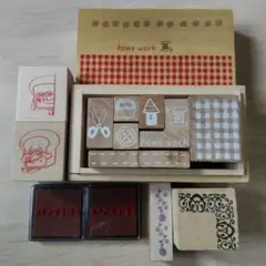 木製スタンプセット
