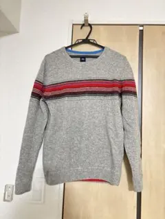 GAP old gap ギャップ グレー セーター ニット ウール100% M