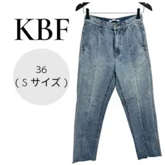 ケービーフ ストレートデニム ( 36 サイズ ) スリット入り 切りっぱなしのサムネイル