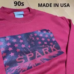 90s USA製 SPARK スウェット トレーナー DEADSTOCKのサムネイル