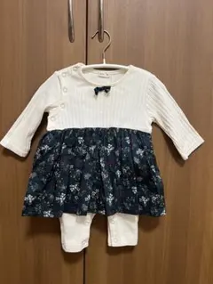 ships 花柄ロンパース 70サイズ　シップス
