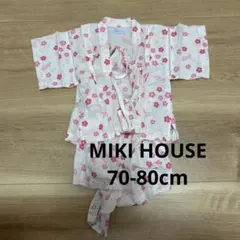 女の子　甚平MIKI HOUSE 70-80cm