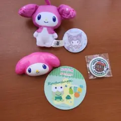 マイメロディ ぬいぐるみとキャラクターグッズセット