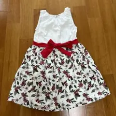 花柄　ノースリーブ　ワンピース