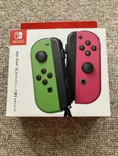 ジョイコン joy-con ネオングリーン+ネオンピンク(中古)