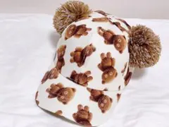 USJ ユニバ ミニオン ティム 帽子 ポンポン付きキャップ