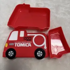トミカ　TOMICA 消防車型 子ども用弁当箱のサムネイル