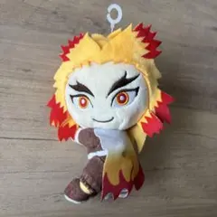 鬼滅の刃 煉獄杏寿郎 ピタッとマスコット ぬいぐるみ