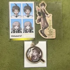 スーパーダンガンロンパ2 日向創　七海千秋　キーホルダー　証明写真風ステッカー