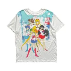 希少　セーラームーン　Sailor Moon プリント　アニメTシャツ　キャラ