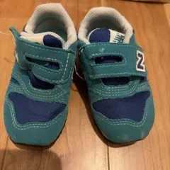 New Balance 373 ベビーシューズ 青/ターコイズ
