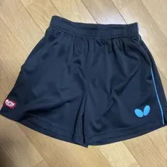 バタフライ パステップパンツII 卓球ウェア SSサイズ 黒