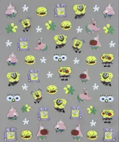 ネイルシール　スポンジボブ　パトリック